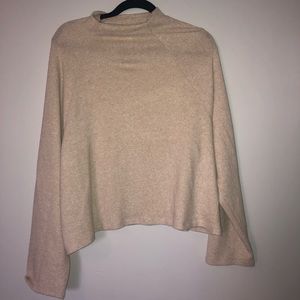 Cream turtleneck